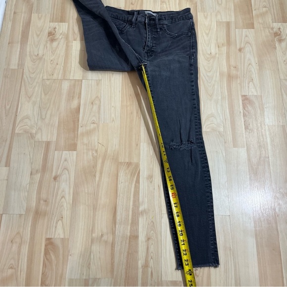 MADEWELL Jeans Women's 27S Grey Skinny Skinny Denim High Rise - Picture 3 of 8